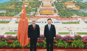 Դեսպան Սերգեյ Մանասարյանն իր հավատարմագիրը հանձնեց Չինաստանի նախագահին