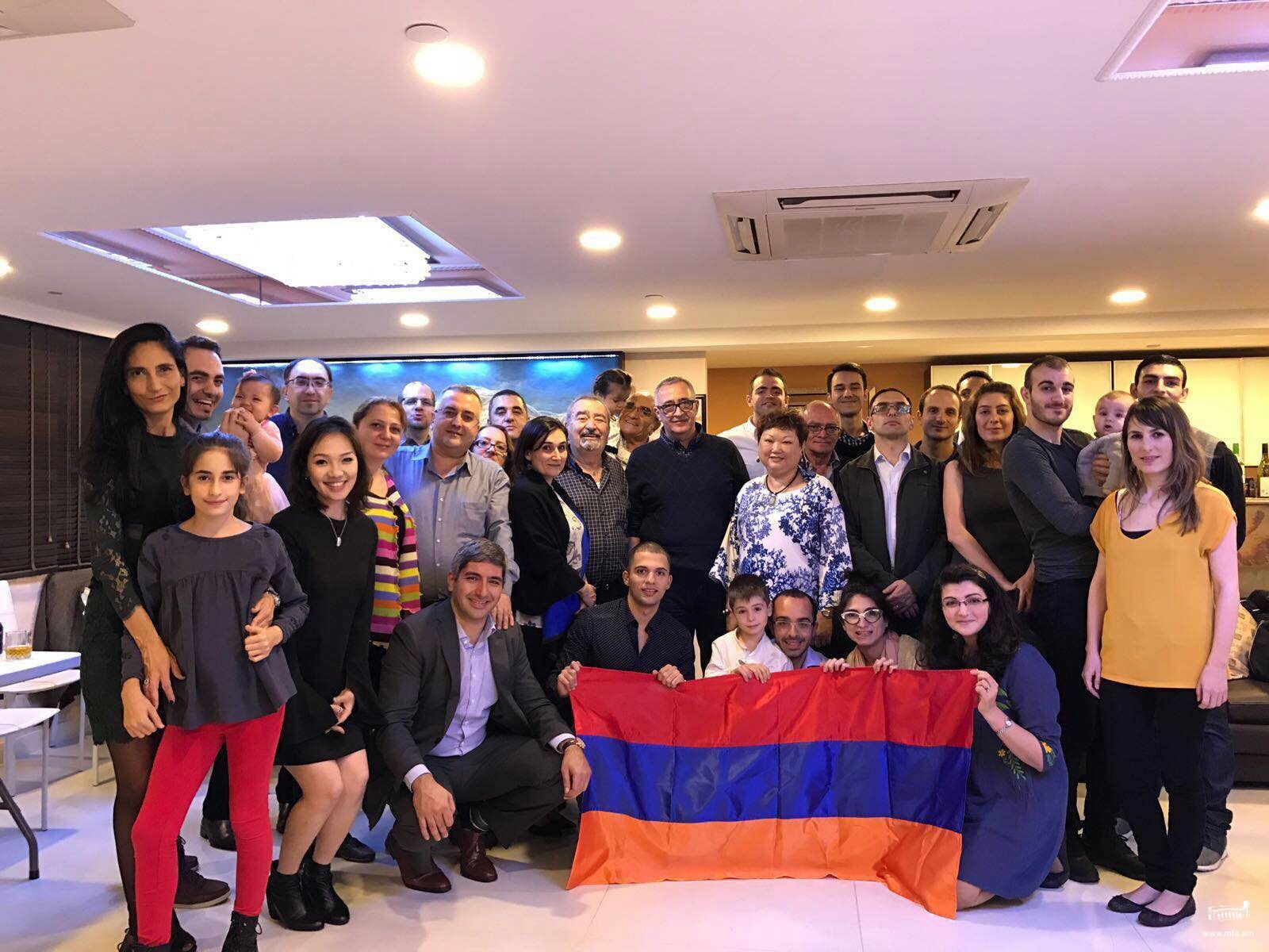 Ambassador of RA to PRC Sergey Manassarian had a meeting with the Armenian community of Hongkong