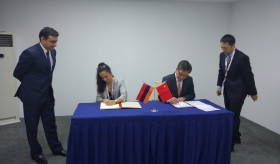 Armenia, China signed air communication agreement.