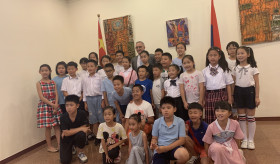 The visit of Chinese schoolchildren to the Embassy of Armenia 