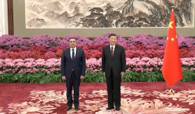 Ambassador of Armenia in China Vahe Gevorgyan presented his credentials to President Xi Jinping