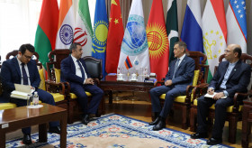 ՉԺՀ-ում ՀՀ դեսպան Վահե Գևորգյանի հանդիպումը ՇՀԿ գլխավոր քարտուղար Նուրլան Երմեկբաևի հետ
